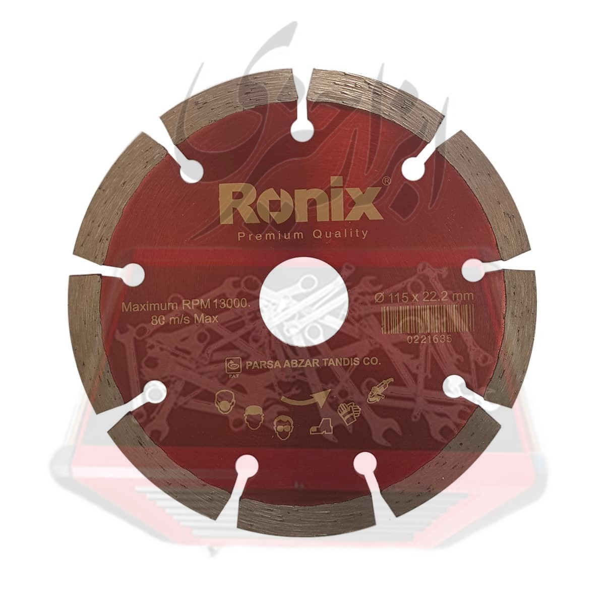 تیغه گرانیت بر 115 میلیمتری رونیکس – RONIX